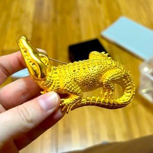 Crocodile Brooch